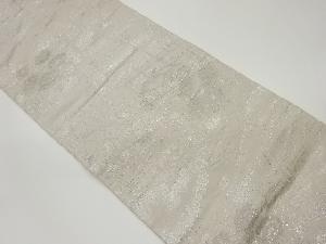 屋敷に松・秋草・流水模様織出し袋帯